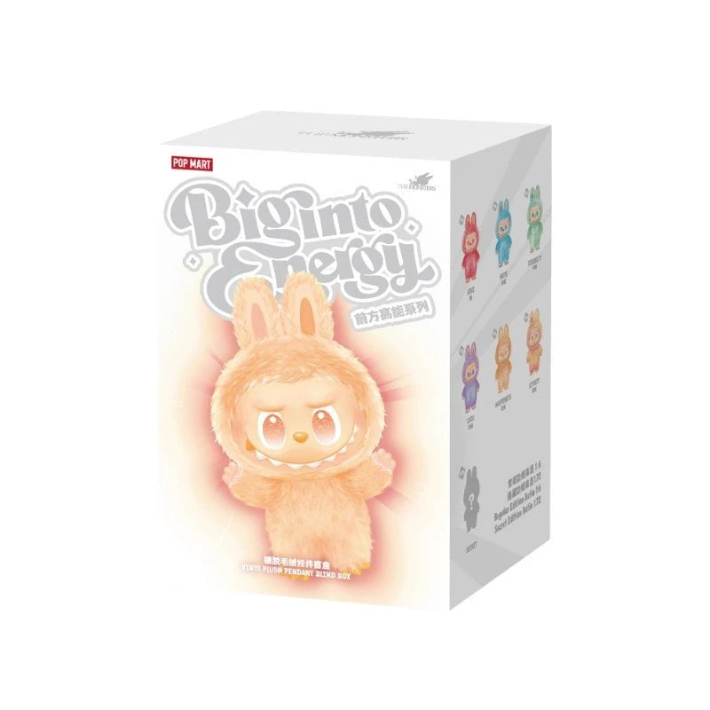THE MONSTERS Big Into Energy sealed blind box – vinyl plush pendant collectible by Pop Mart – random 1 of 12 designs