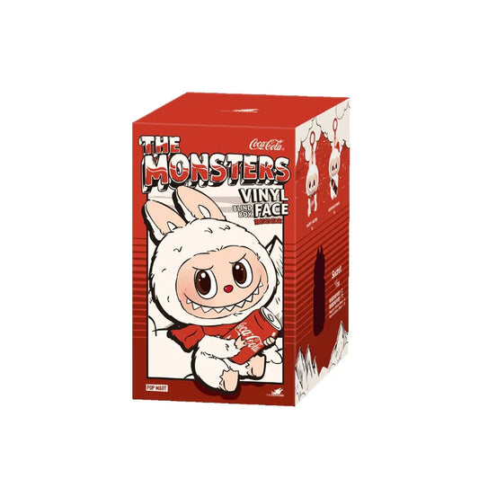 Labubu x Coca-Cola sealed display box with 6 blind boxes – official Pop Mart collectible – front view